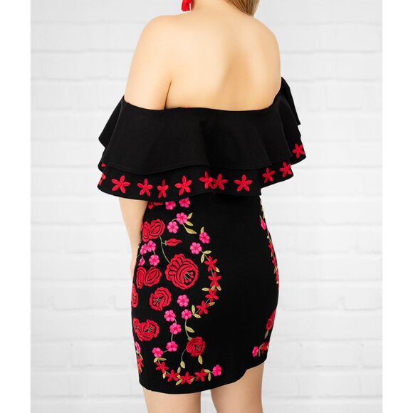 Herencia Collection Aztec Princess Embroidered Dress - Picture 3 of 12